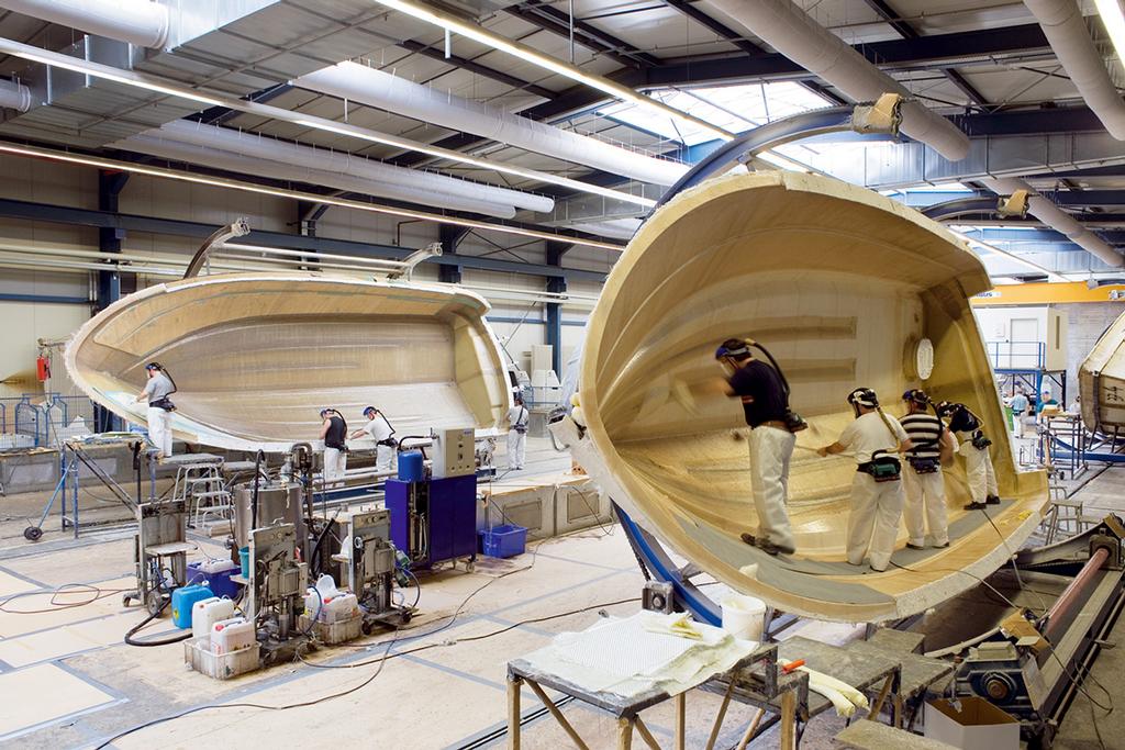 BavariaYachts powerboat production © Bavaria Yachts